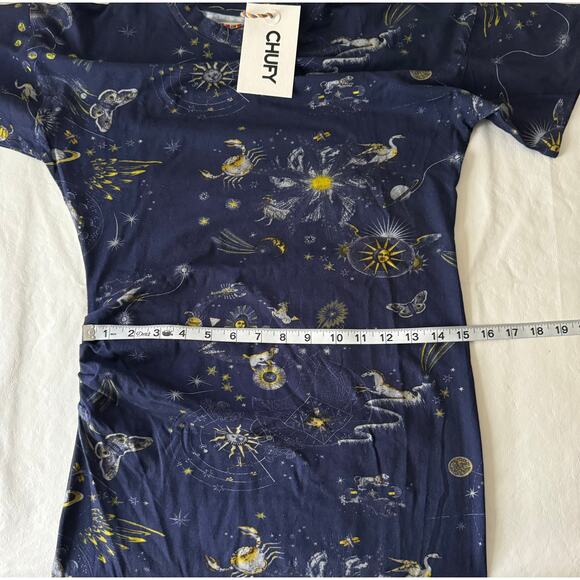 Chufy Dylan Midi Dress in Cosmos Navy Size S - Picture 12 of 12